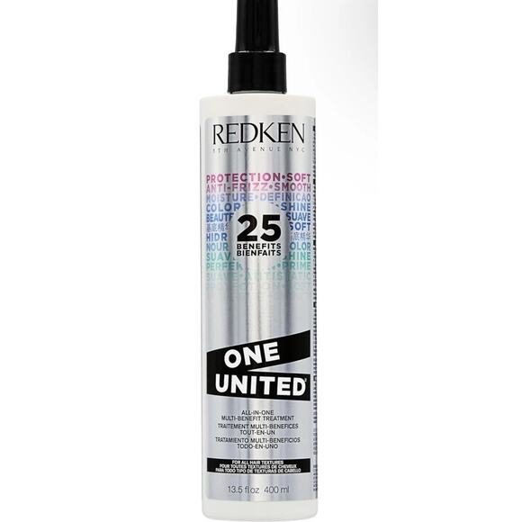Redken One United Leave-In Treatment 13.5oz – 25 Benefits, All-In-One Care - Picture 1 of 7
